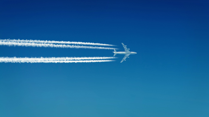 sky, jets, mood, aircraft