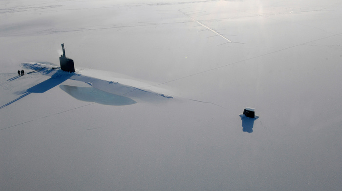 gun, ice, ocean