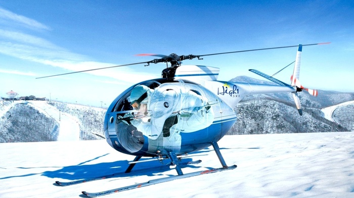 mountain, aircraft, snow