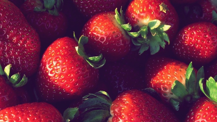 delicious, berries, macro, strawberry, food