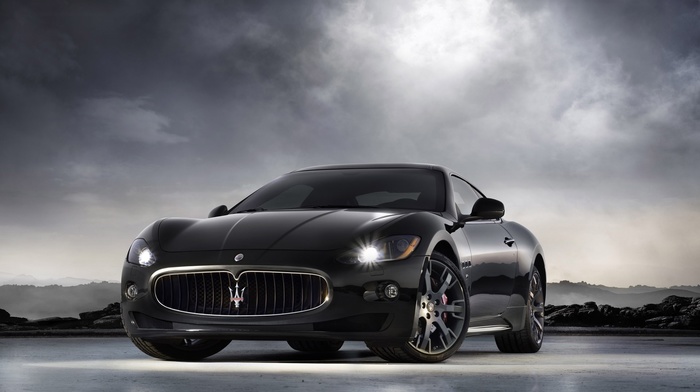 black, cars