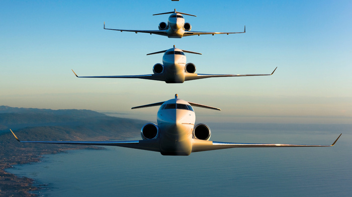 aircraft, girl