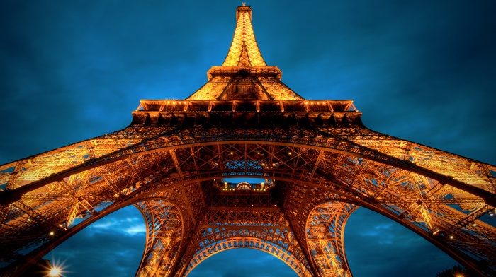 Eiffel Tower, France, cities, architecture, Paris
