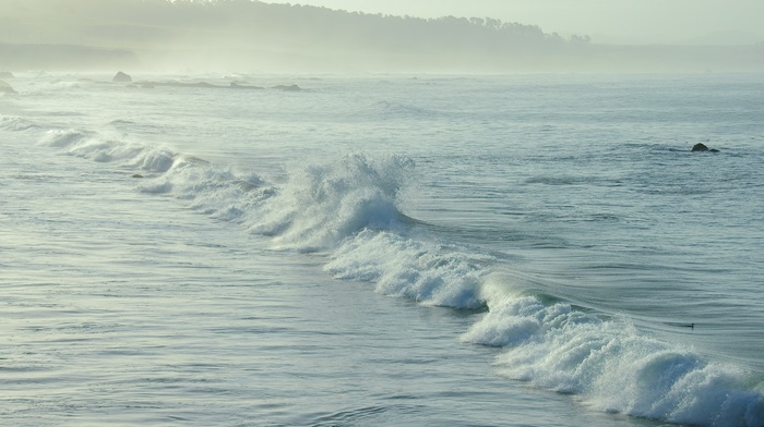 sea, waves, nature