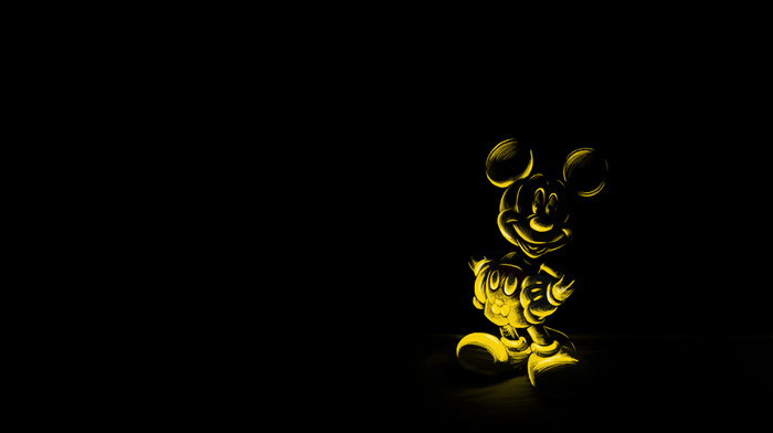 cartoon, black background, minimalism