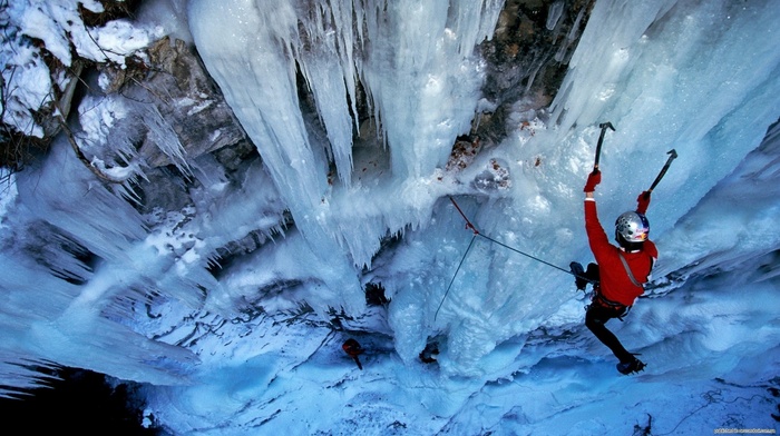 winter, sports, mountain