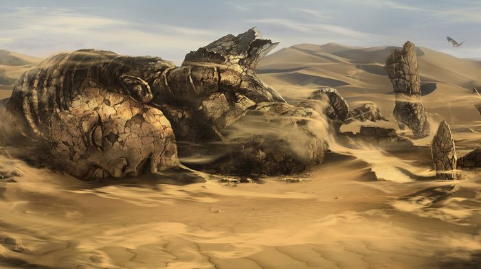 fantasy, sand, desert
