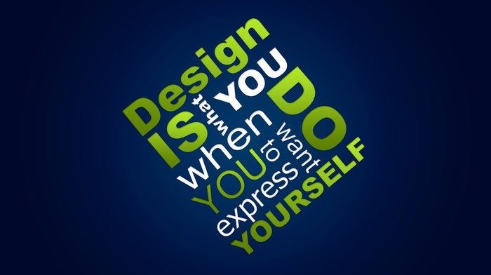 typography, blue background, web design