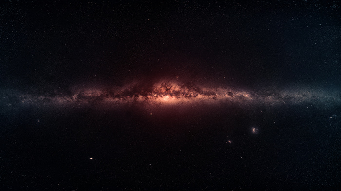 space, galaxy, stars, Milky Way