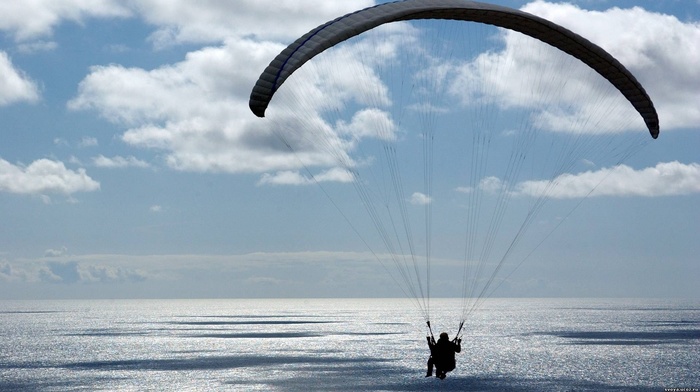 aircraft, sea, fly, sky