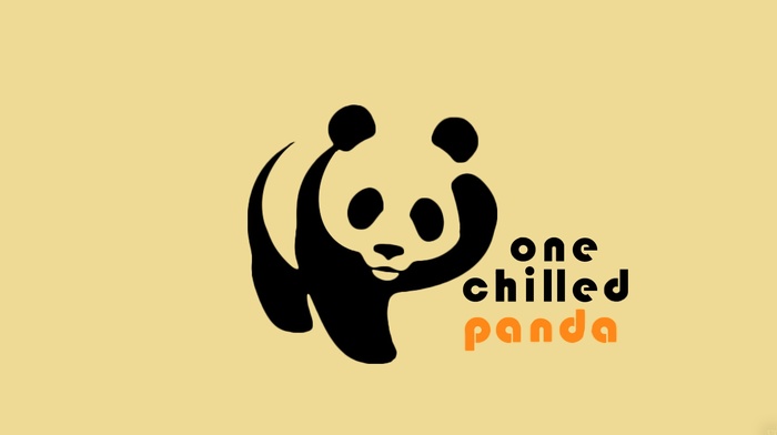 minimalism, chillstep, one chilled panda