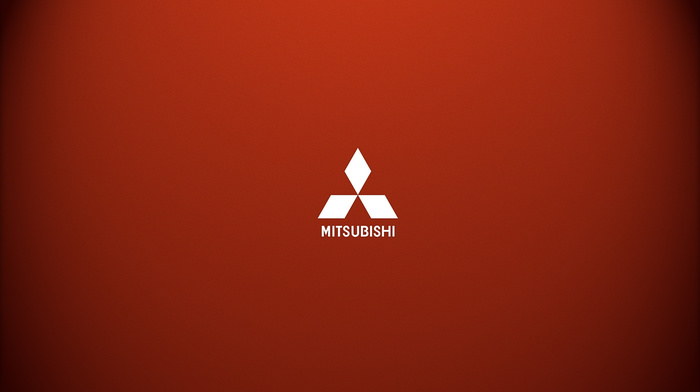 Mitsubishi, minimalism, logo