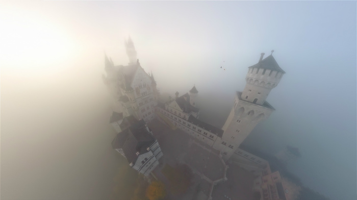stunner, castle, mist
