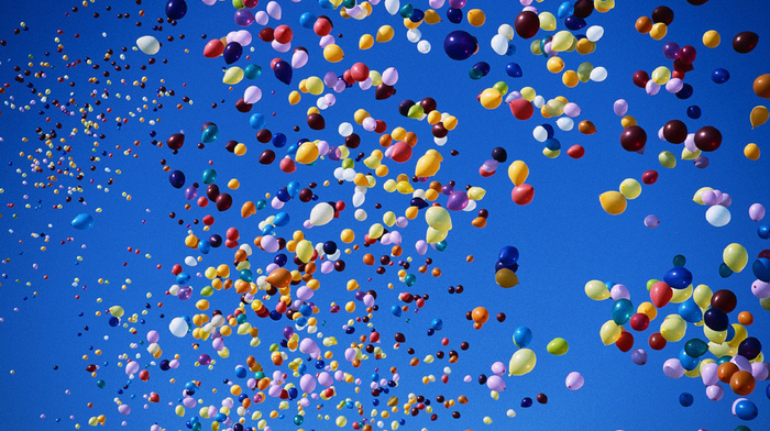 creative, balloons, sky