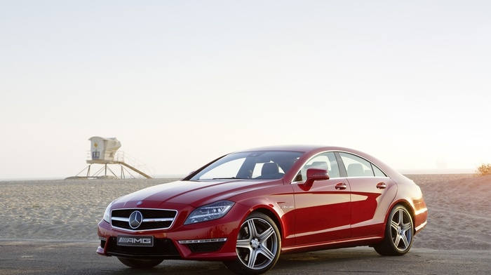 amg, Mercedes-Benz, cars, red