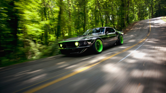 nature, road, cars