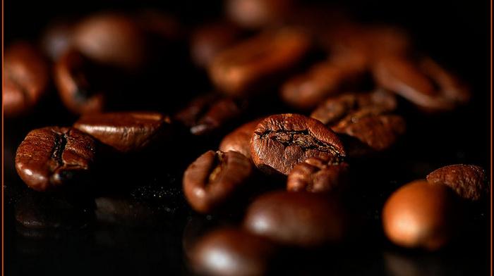 macro, coffee