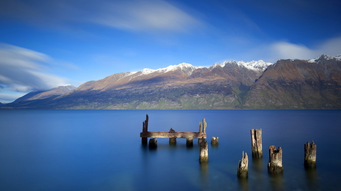 lake, nature, landscape, mountain