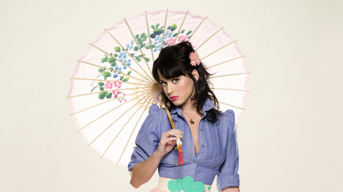 girls, girl, umbrella, Katy Perry