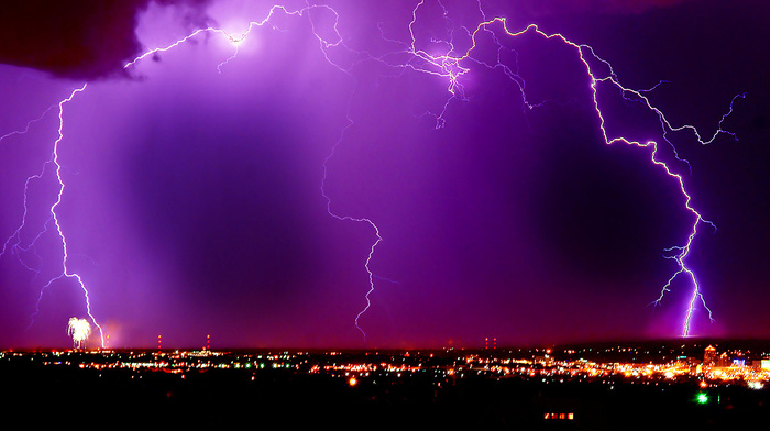 nature, lightning