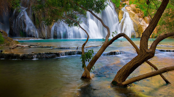 waterfall, nature