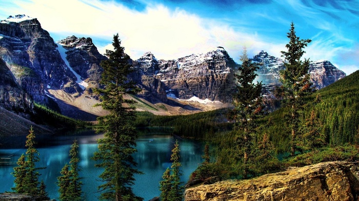 landscape, nature, snow, mountain
