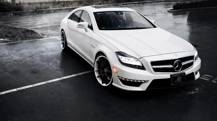 cars, white, Mercedes