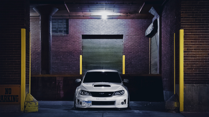 garage, cars, Subaru
