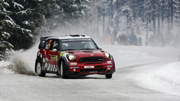 cars, snow