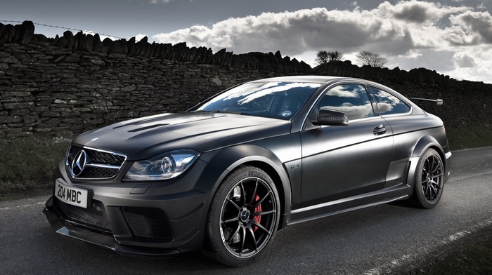 amg, Mercedes-Benz, black, coupe, cars