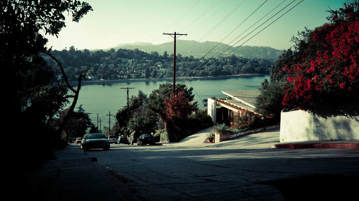 sea, nature, road, street