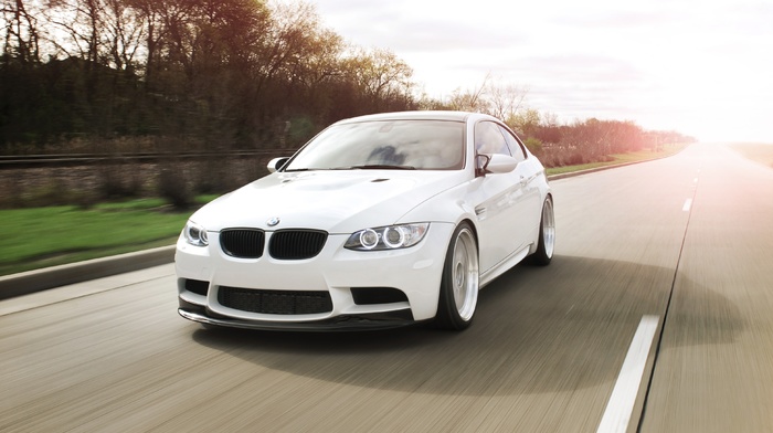 bmw, cars, BMW, m3, sky, white