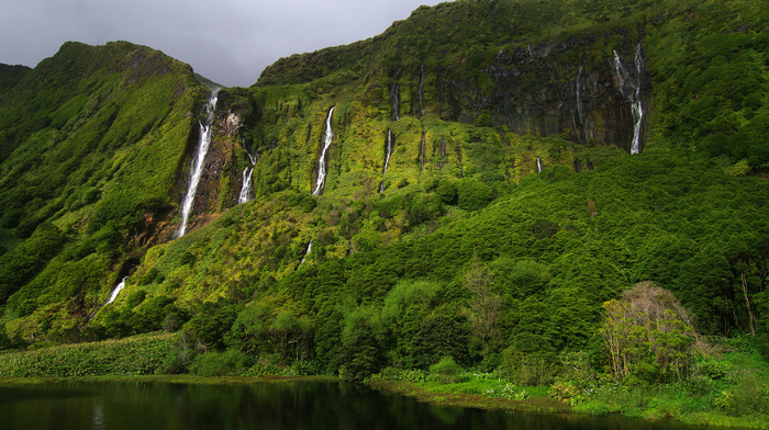 river, stunner, waterfall, beautiful