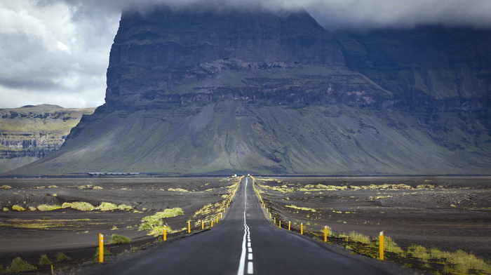 landscape, road, nature