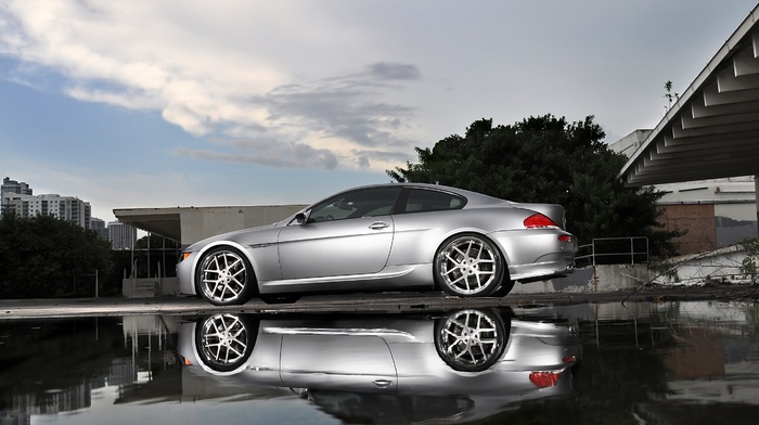 reflection, cars, bmw, BMW