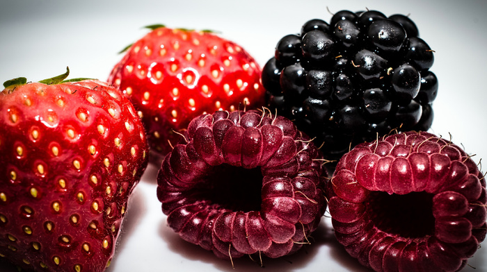 berries, strawberry, delicious, macro