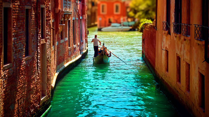 water, Italy, houses, cities