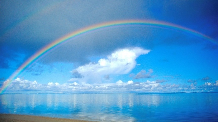 rainbow, nature