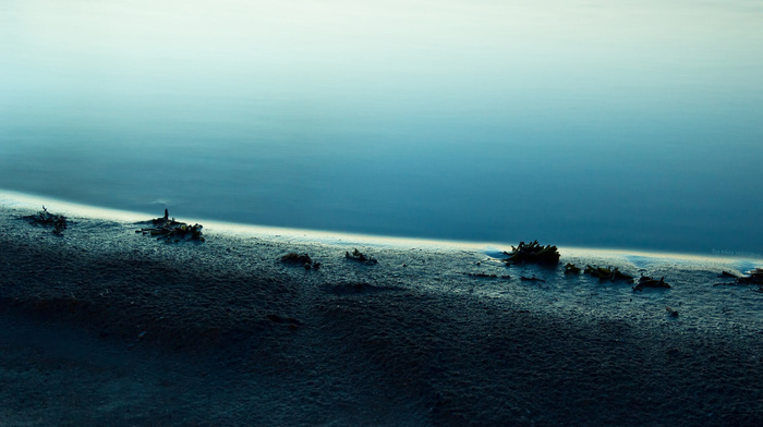 water, blue, minimalism, sea, coast