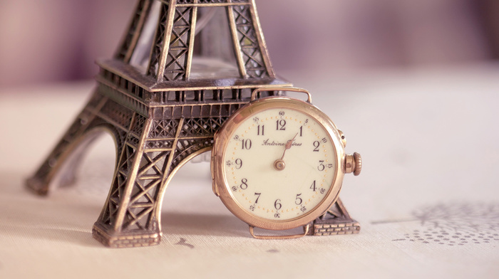 stunner, clocks, Eiffel Tower