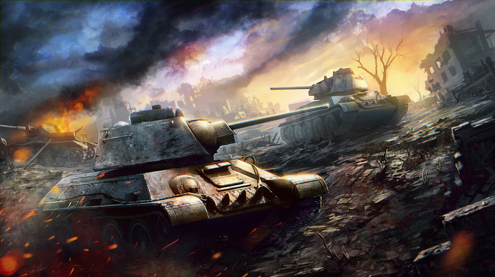 World of Tanks, game, video games
