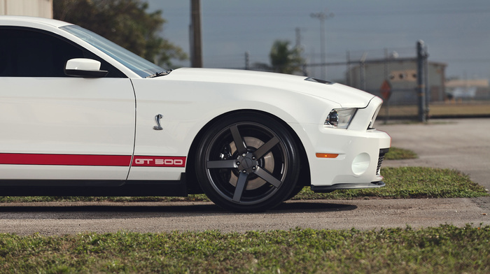 cars, Ford, mustang, white