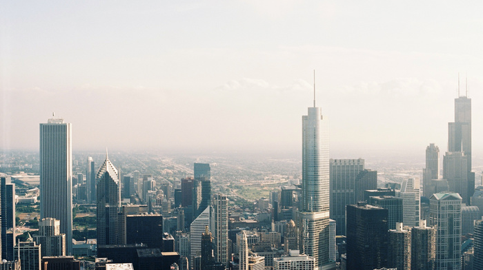 skyscrapers, cities, city, Chicago