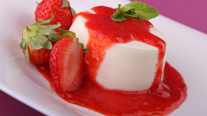 berries, delicious, sweet, dessert, strawberry