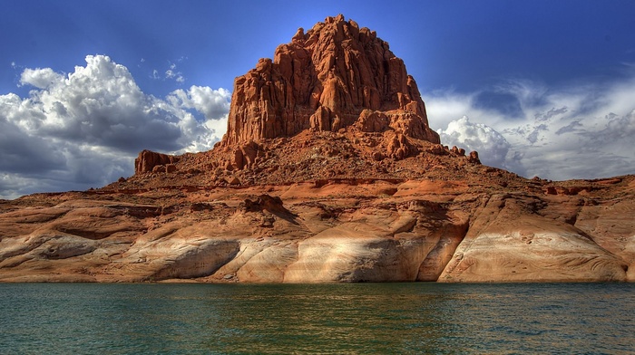 water, nature, canyon, stones, rock