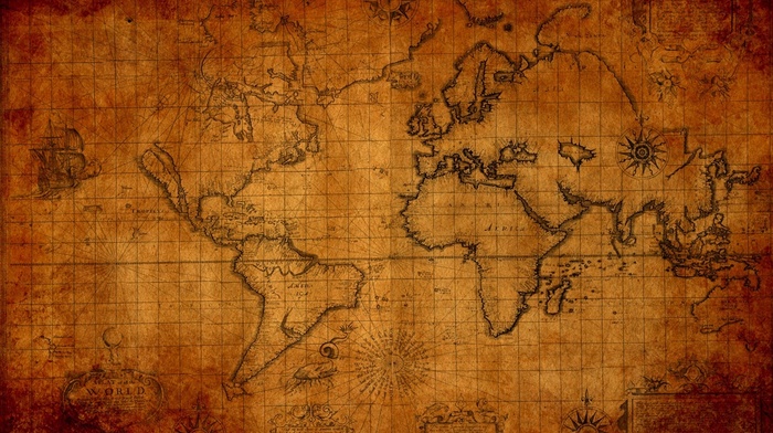 map, world