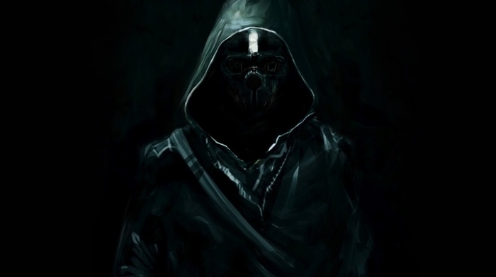 Corvo Attano, dark, Dishonored, black