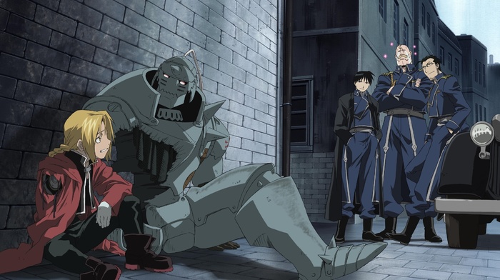 Roy Mustang, anime, Elric Alphonse, Elric Edward