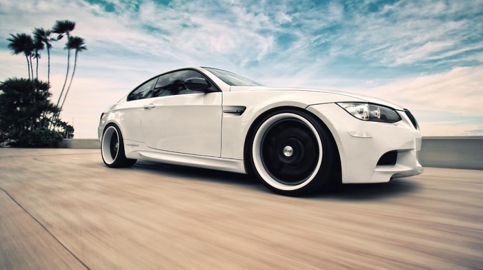 white, BMW, BMW E92 M3, car