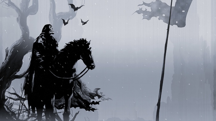 simple background, cape, skull, horse, death